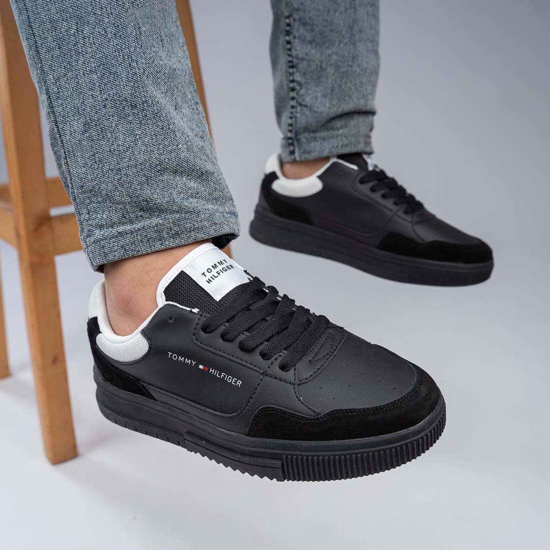 Tommy Hilfiger Supercup Logo3 Sneakers -BLK